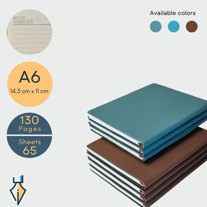 A6 Executive Leather Notebook