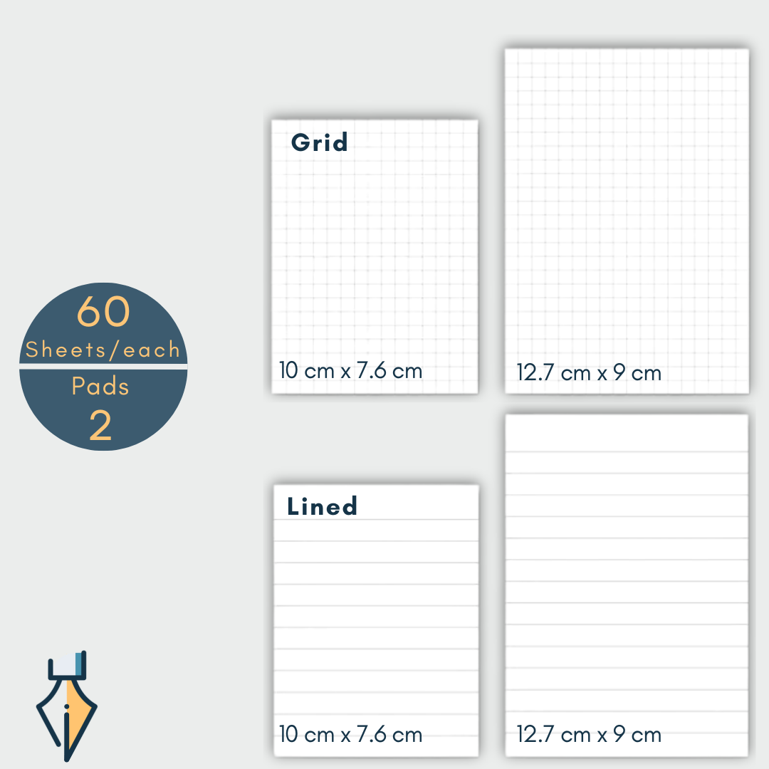 (Set of 2) two sizes Memo Pads