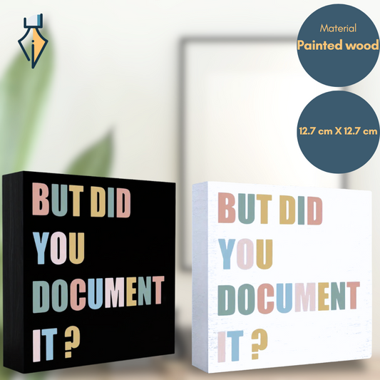 Quote Box - Document it !!