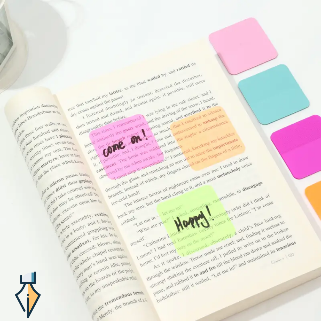 Transparent & Removable Square Sticky Notes