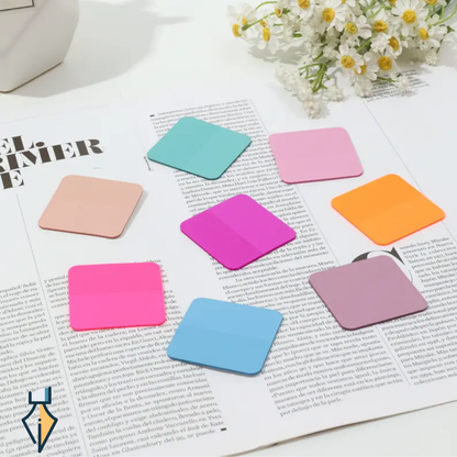 Transparent & Removable Square Sticky Notes