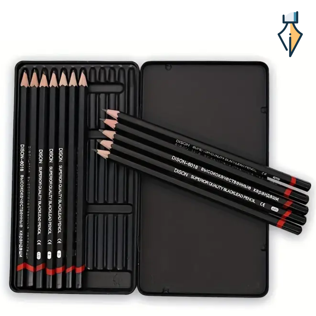 12 Lead Pencils with case