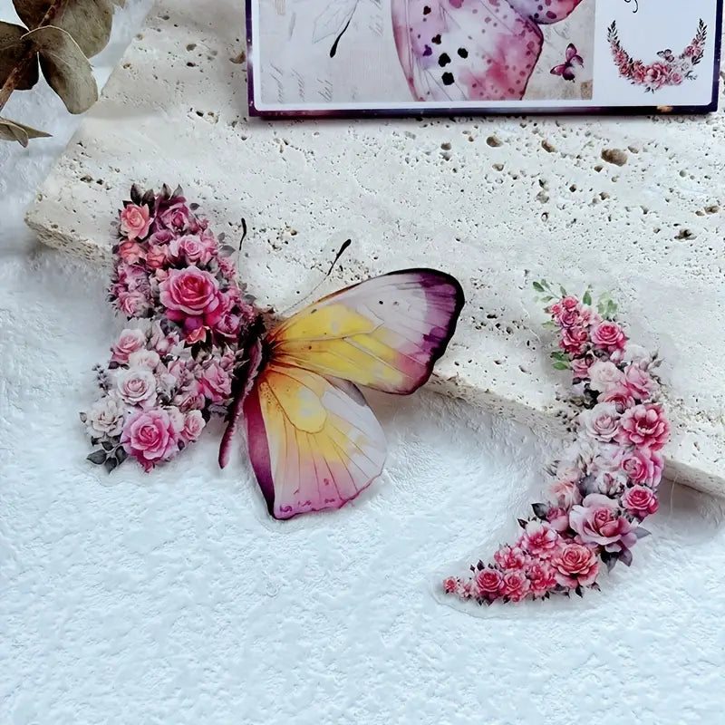 Nature Style - Butterflies & Roses stickers