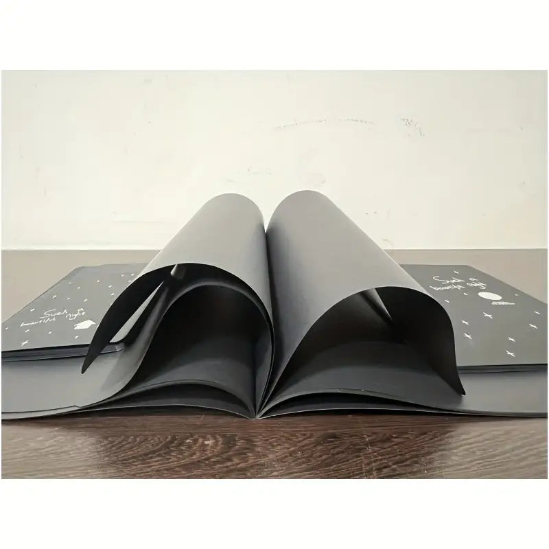 A5/A6 Black Paper Notebook