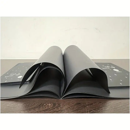 A5/A6 Black Paper Notebook